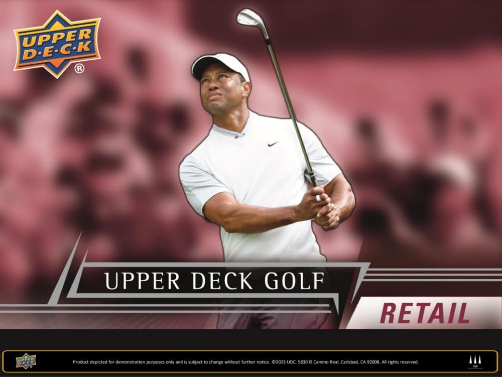 2024 Upper Deck Golf Blaster Box 6 Packs, 8 Cards Per Pack, 48 Cards