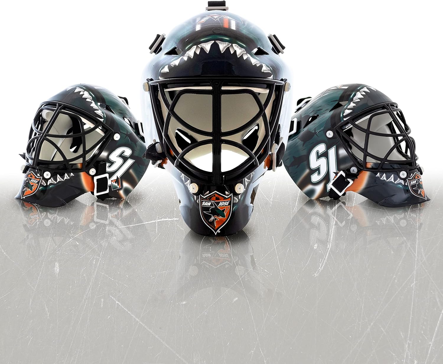 Franklin Sports NHL Team Logo Mini Hockey Goalie Mask with Case - Collectible Goalie Mask with Official NHL Logos and Colors