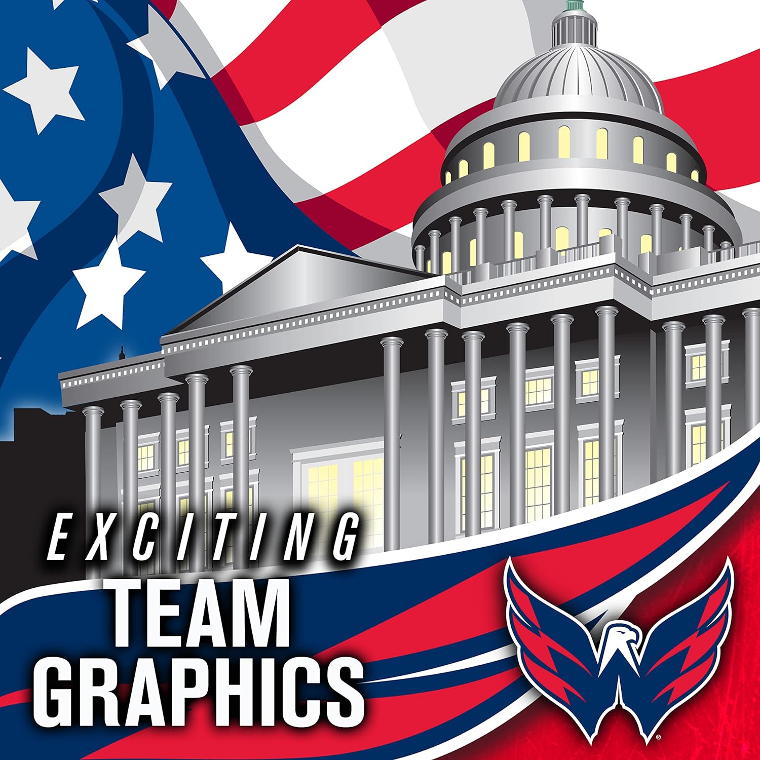 Franklin Sports NHL Team Logo Mini Hockey Goalie Mask with Case - Collectible Goalie Mask with Official NHL Logos and Colors