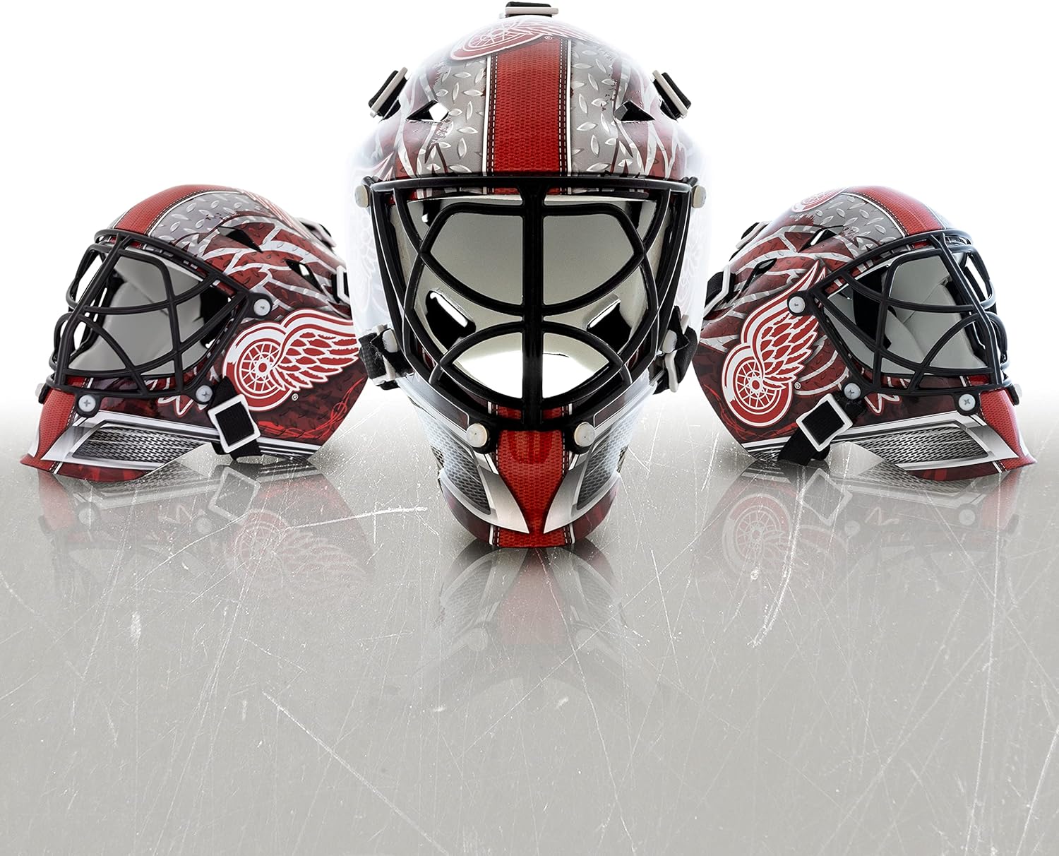 Franklin Sports NHL Team Logo Mini Hockey Goalie Mask with Case - Collectible Goalie Mask with Official NHL Logos and Colors