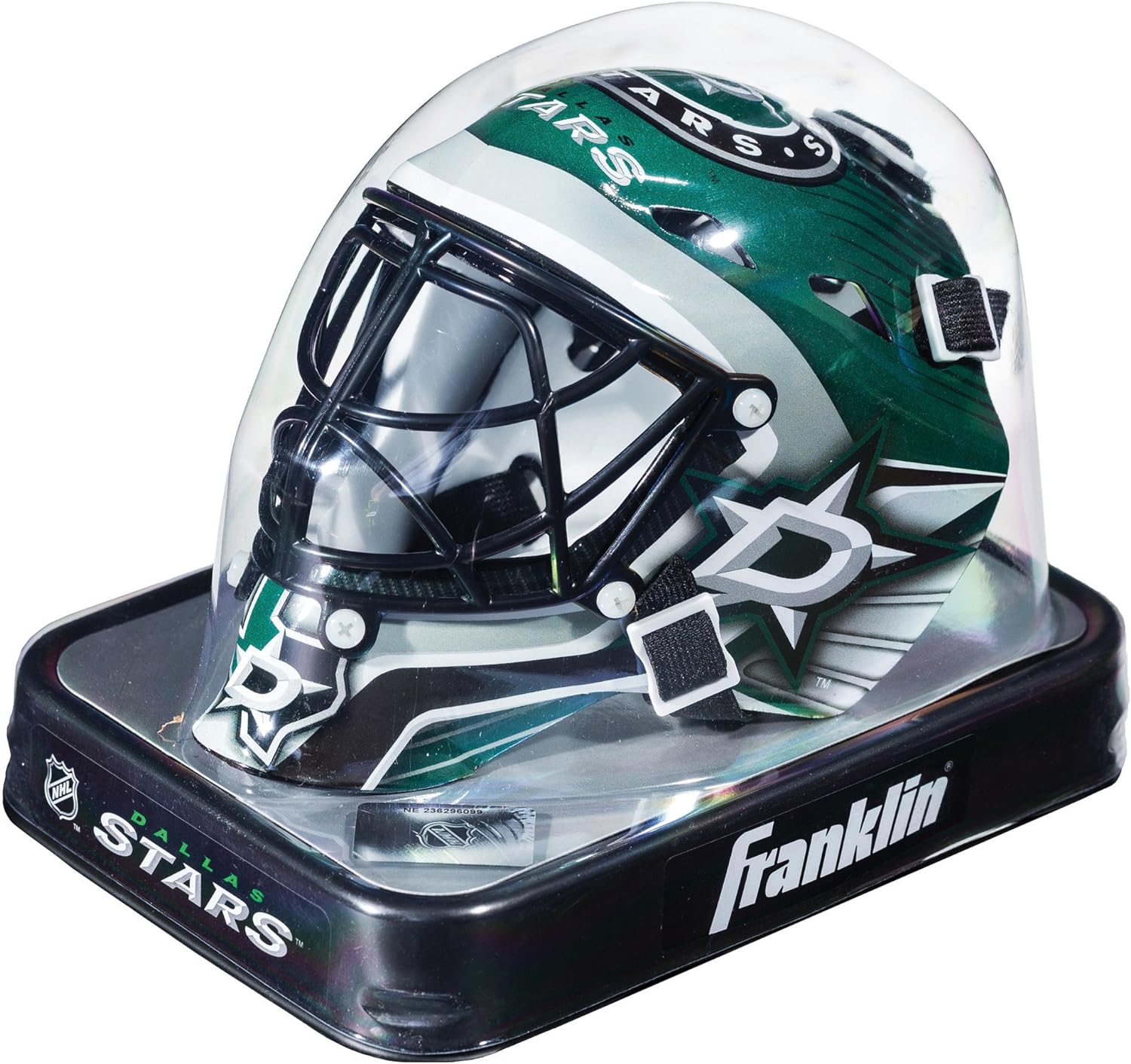 Franklin Sports NHL Team Logo Mini Hockey Goalie Mask with Case - Collectible Goalie Mask with Official NHL Logos and Colors