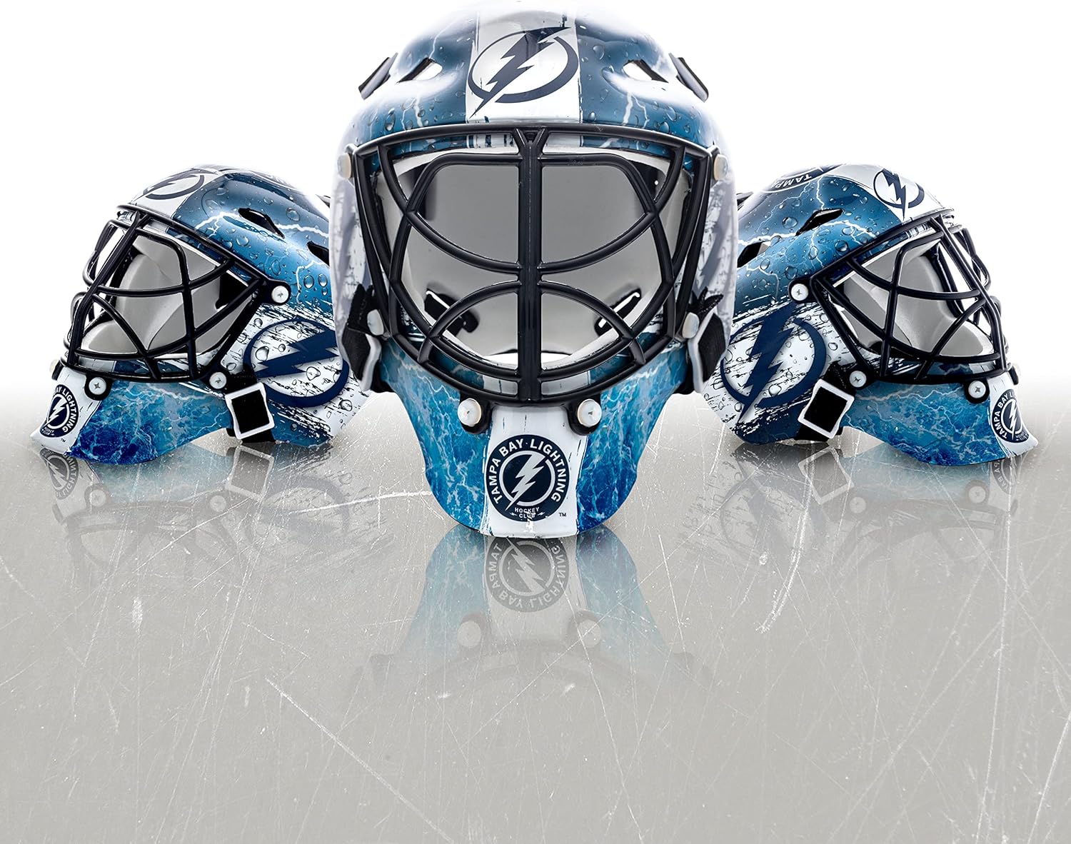 Franklin Sports NHL Team Logo Mini Hockey Goalie Mask with Case - Collectible Goalie Mask with Official NHL Logos and Colors