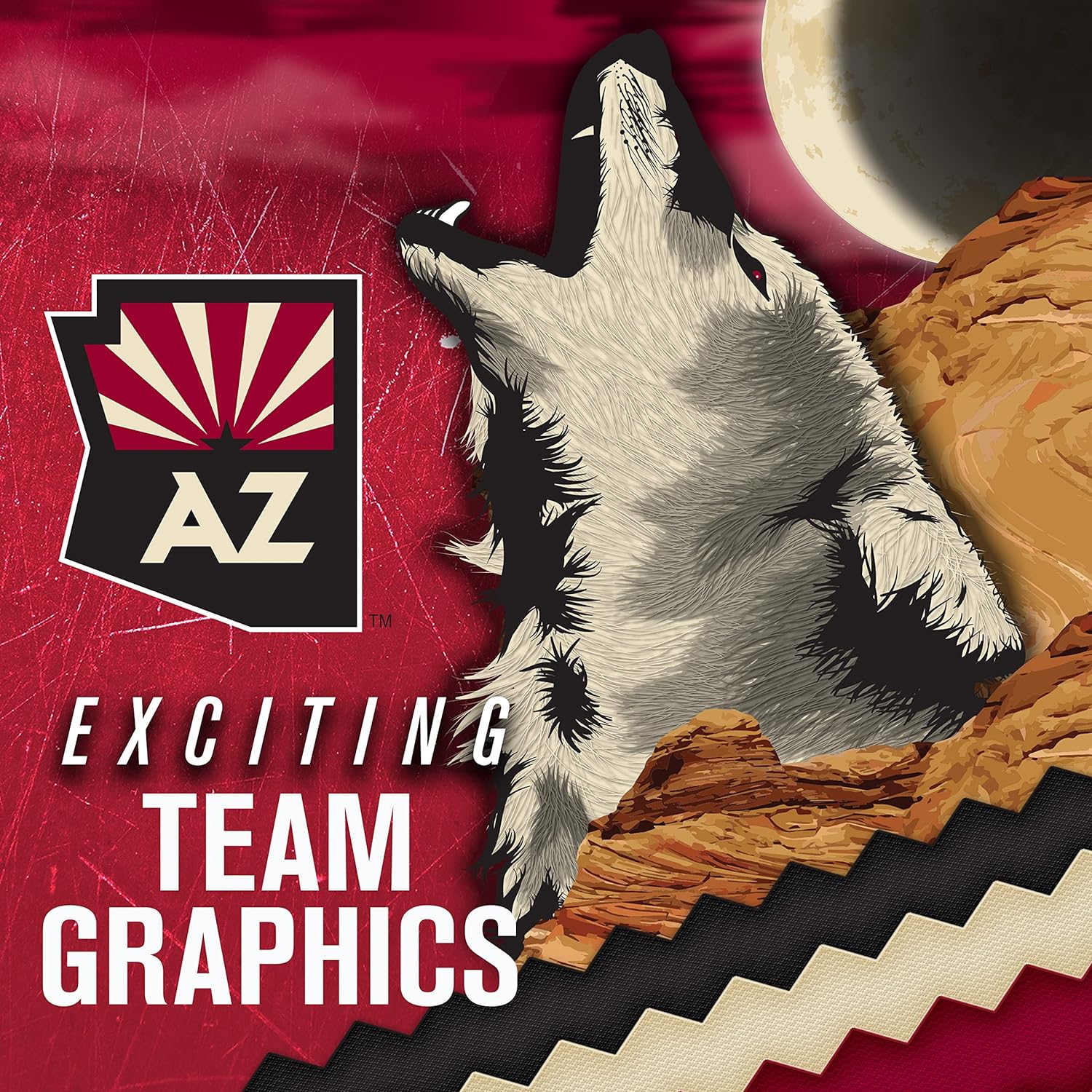 Franklin Sports NHL Team Logo Mini Hockey Goalie Mask with Case - Collectible Goalie Mask with Official NHL Logos and Colors