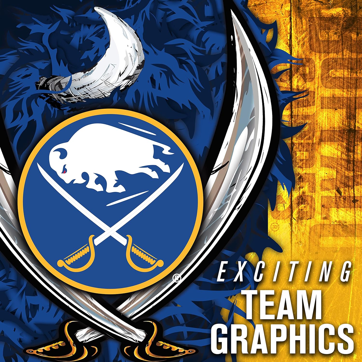 Franklin Sports NHL Team Logo Mini Hockey Goalie Mask with Case - Collectible Goalie Mask with Official NHL Logos and Colors