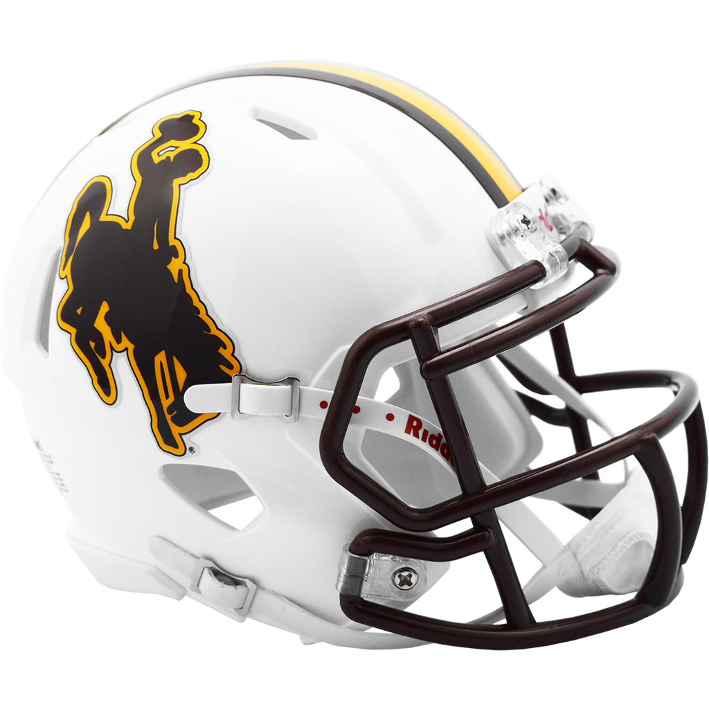 cowboys fantasy football helmet Wyoming Cowboys Riddell Speed Mini Helmet