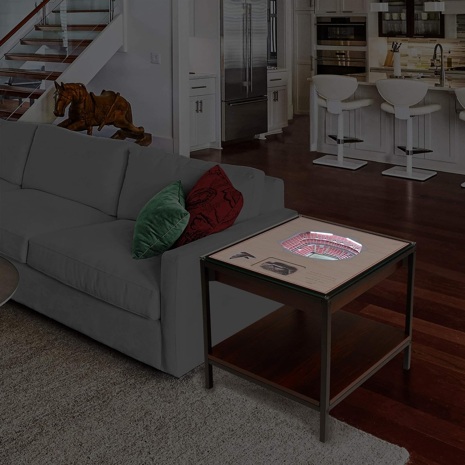 YouTheFan NFL 25-Layer StadiumViews Lighted End Table