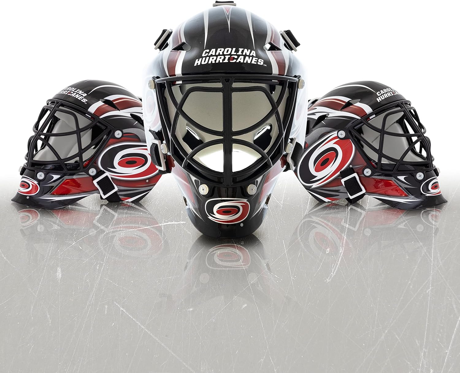 Franklin Sports NHL Team Logo Mini Hockey Goalie Mask with Case - Collectible Goalie Mask with Official NHL Logos and Colors