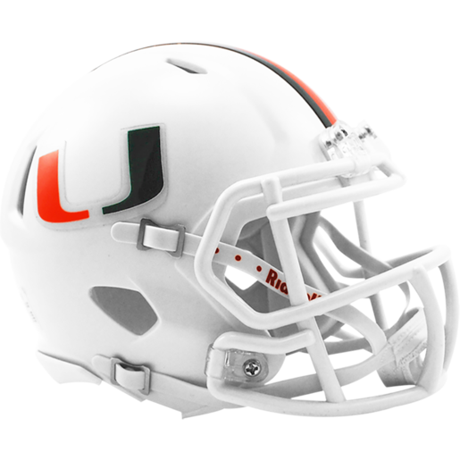 Miami Hurricanes Riddell Speed Mini Helmet