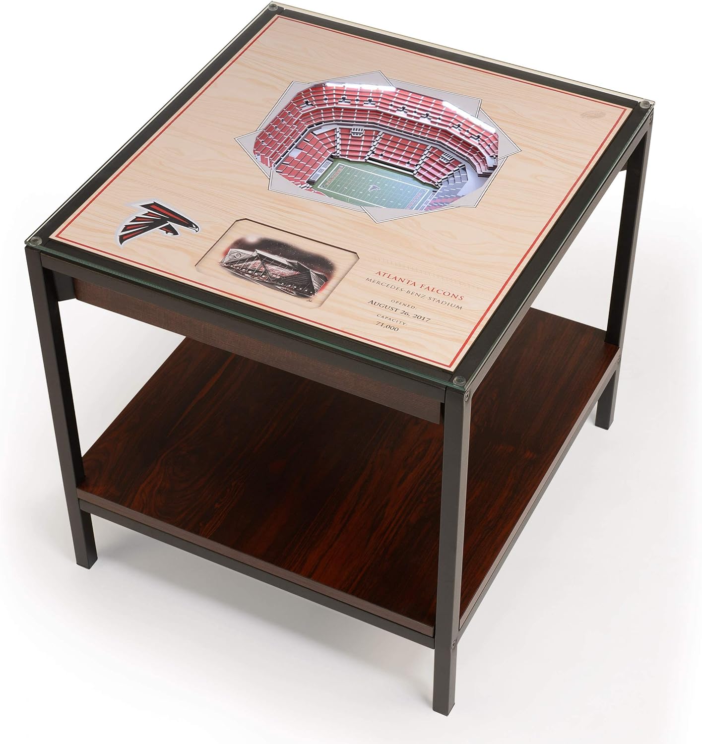 YouTheFan NFL 25-Layer StadiumViews Lighted End Table