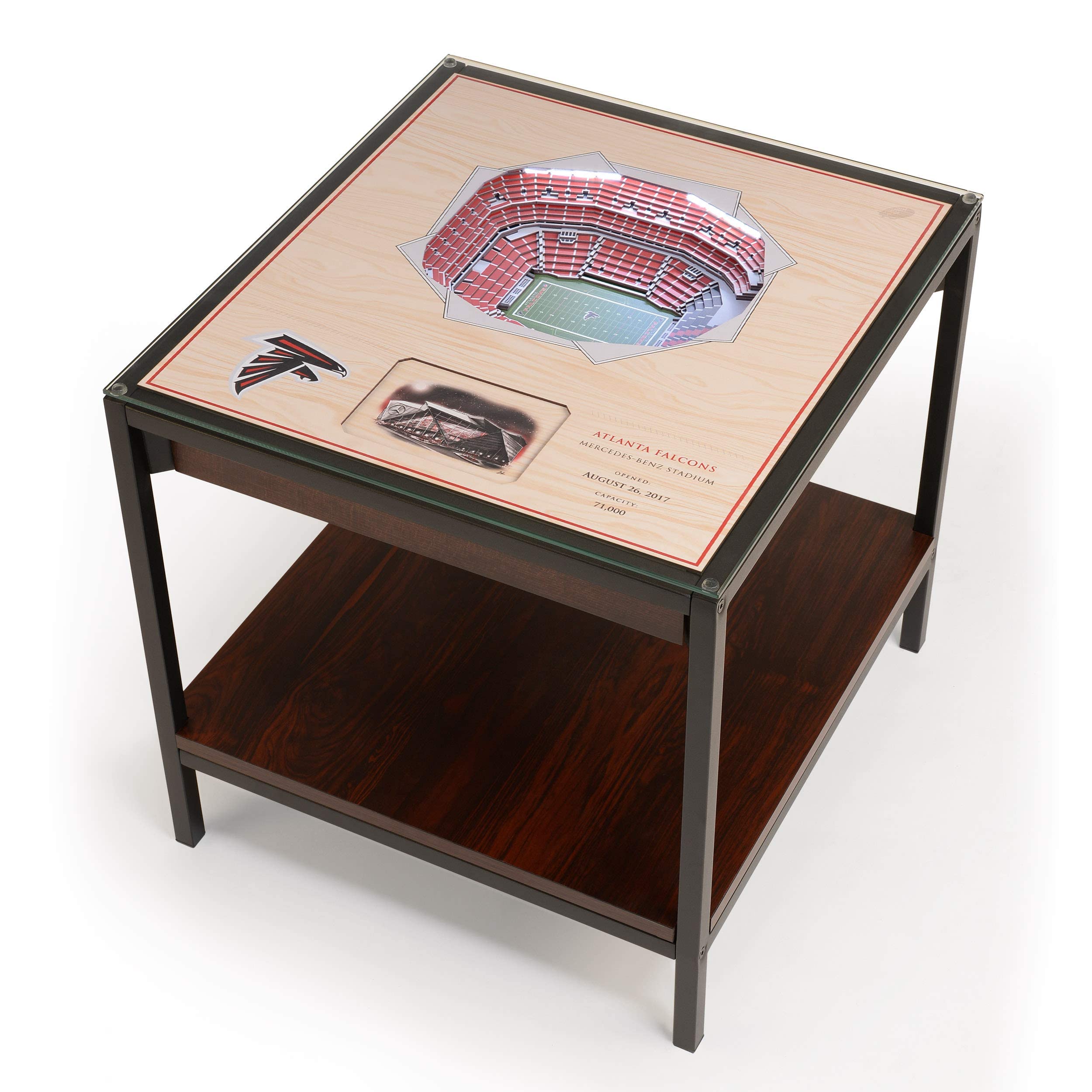 YouTheFan NFL 25-Layer StadiumViews Lighted End Table