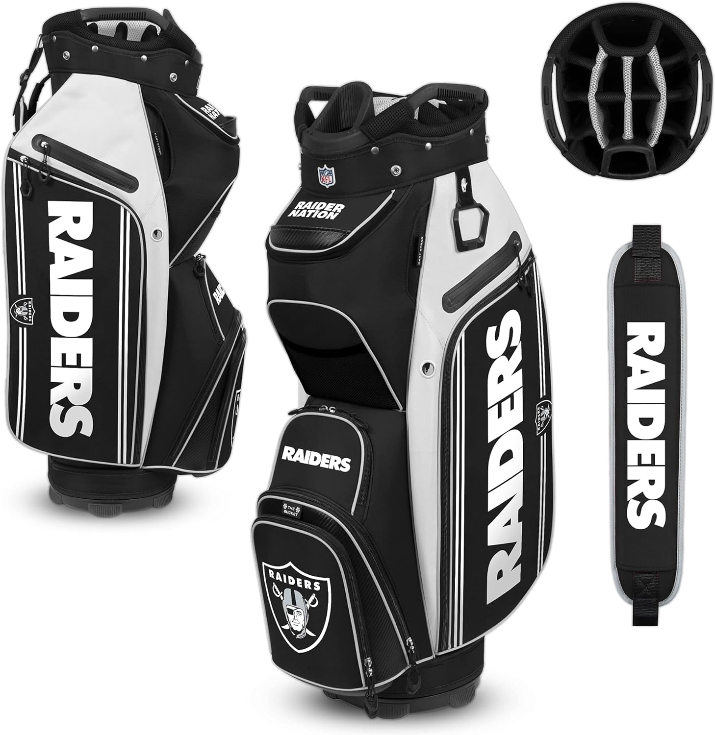 Team Effort NFL The Bucket III Cooler Cart Golf Bag